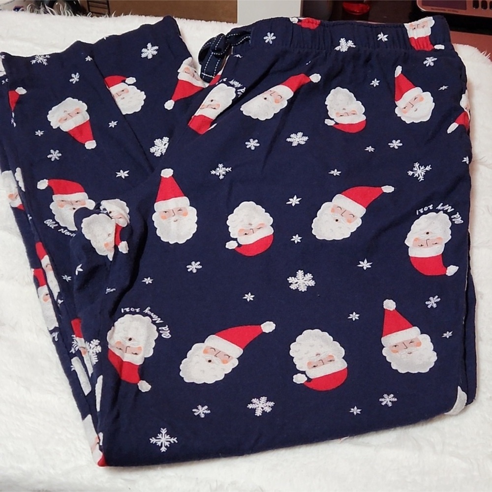 OLD NAVY Santa Flannel Pajama Pants Sleepwear